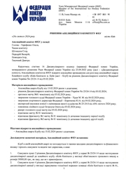 Цілком таємно: CAS відхилив позов Київ Кепіталз щодо рішення ФХУ