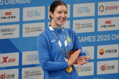 Українка Софія Гречко виграла золото у запливі на 400 м у ластах на Всесвітніх іграх-2025, встановивши новий світовий рекорд.