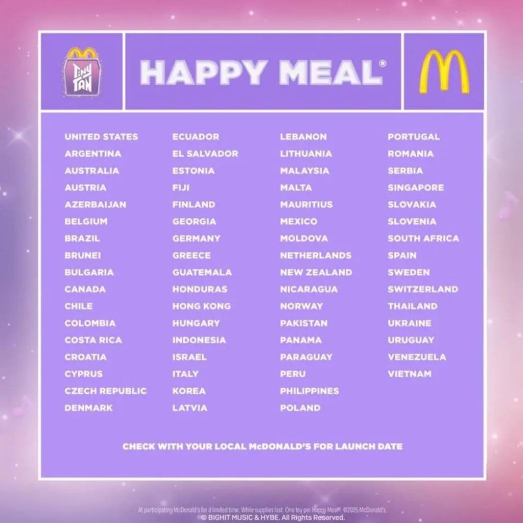 McDonald’s TinyTAN Happy Meal