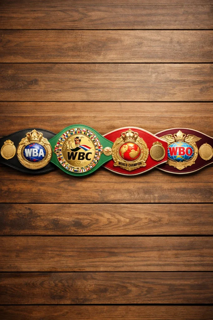 Пояса в боксе: что означают WBA, WBC, IBF, WBO и почему чемпионов так много