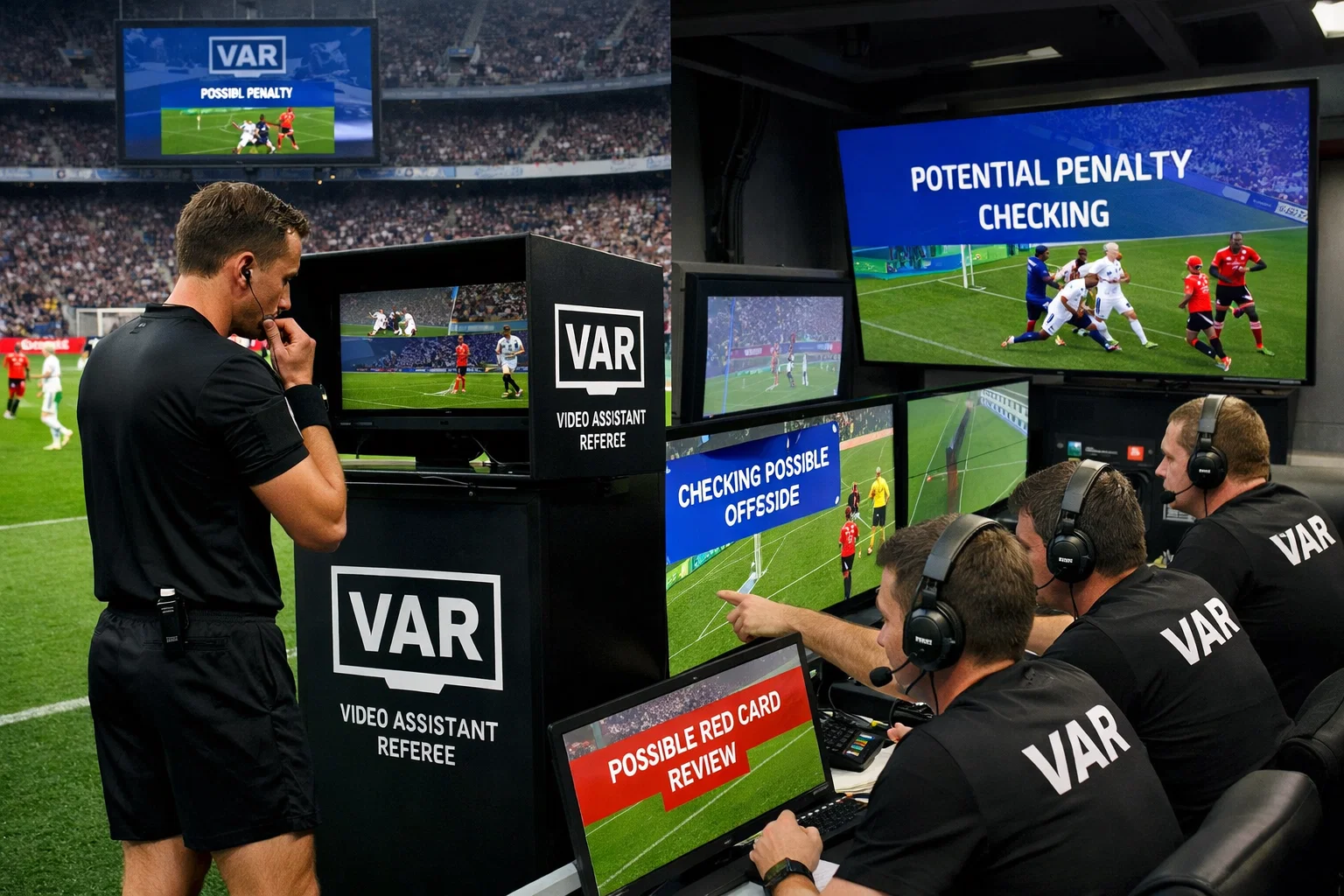 VAR в футболе простыми словами: что пересматривают, чем отличается check от просмотра у монитора (OFR)