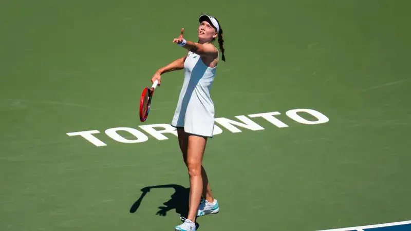 Рыбакина — Самсонова 6:4, 4:6, 6:4: Елена спасла матч после провала в третьем сете