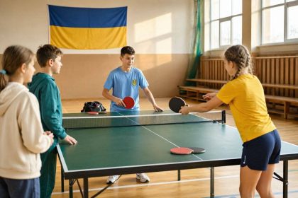 Как записать ребенка на настольный теннис в Украине в 2026 году