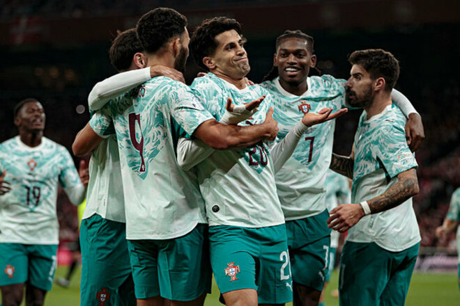 Дания — Португалия счет 2:4: дубль Рамуша и гол Витиньи