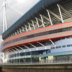 Архивный вид Principality Stadium в Кардиффе