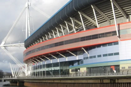 Архивный вид Principality Stadium в Кардиффе
