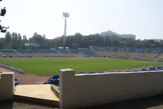 Архивный вид стадиона «Черноморец» в Одессе