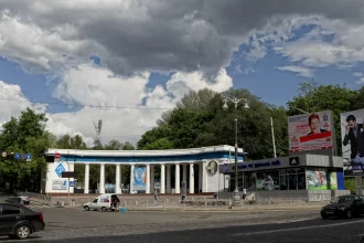 Вход на стадион Динамо имени Валерия Лобановского: архивное фото 2012 года