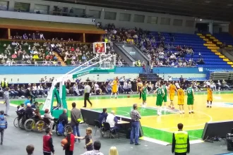 Матч финала украинской баскетбольной Суперлиги — архивное фото