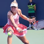 Юлия Стародубцева во время матча на US Open 2023 — архивное фото