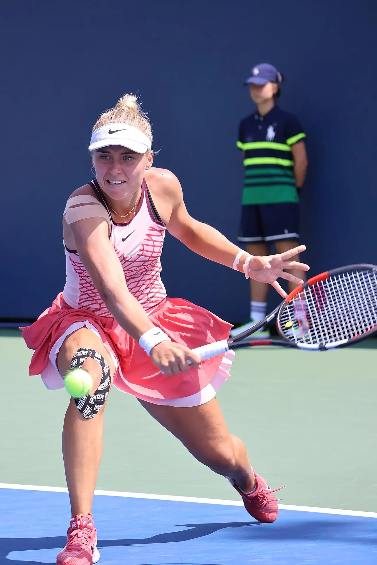 Юлия Стародубцева во время матча на US Open 2023 — архивное фото